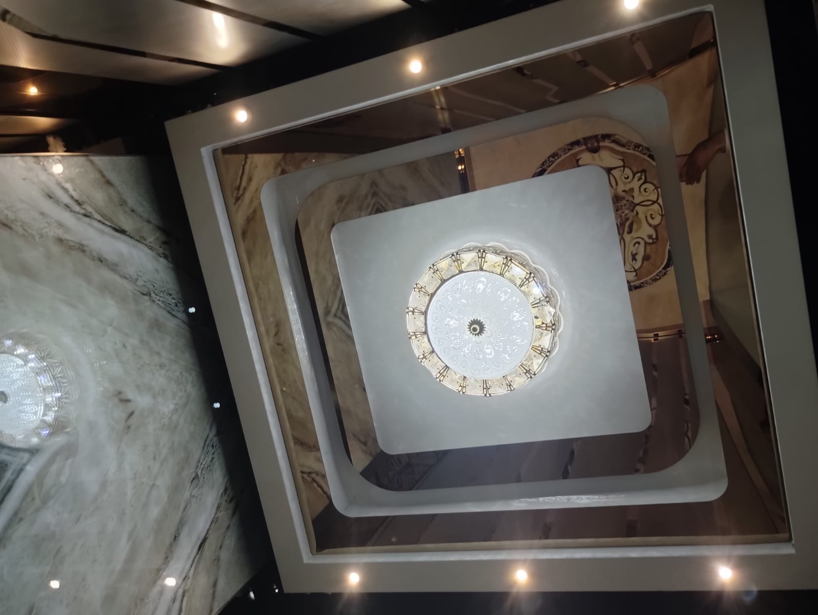 Luxury lift ceiling design
